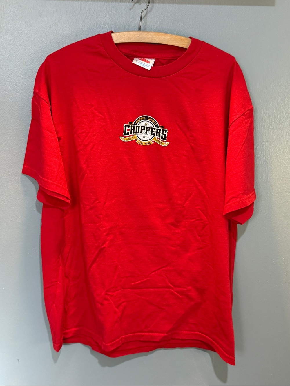 ORANGE COUNTY CHOPPERS NY RED GRAPHIC TSHIRT SZ XL